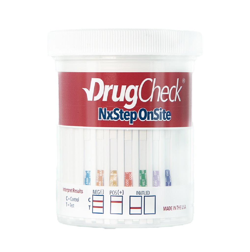 DRUGCHECK FRASCO 7- AMP, BAR, BZD, COC, MET, OPI, THC + ALC