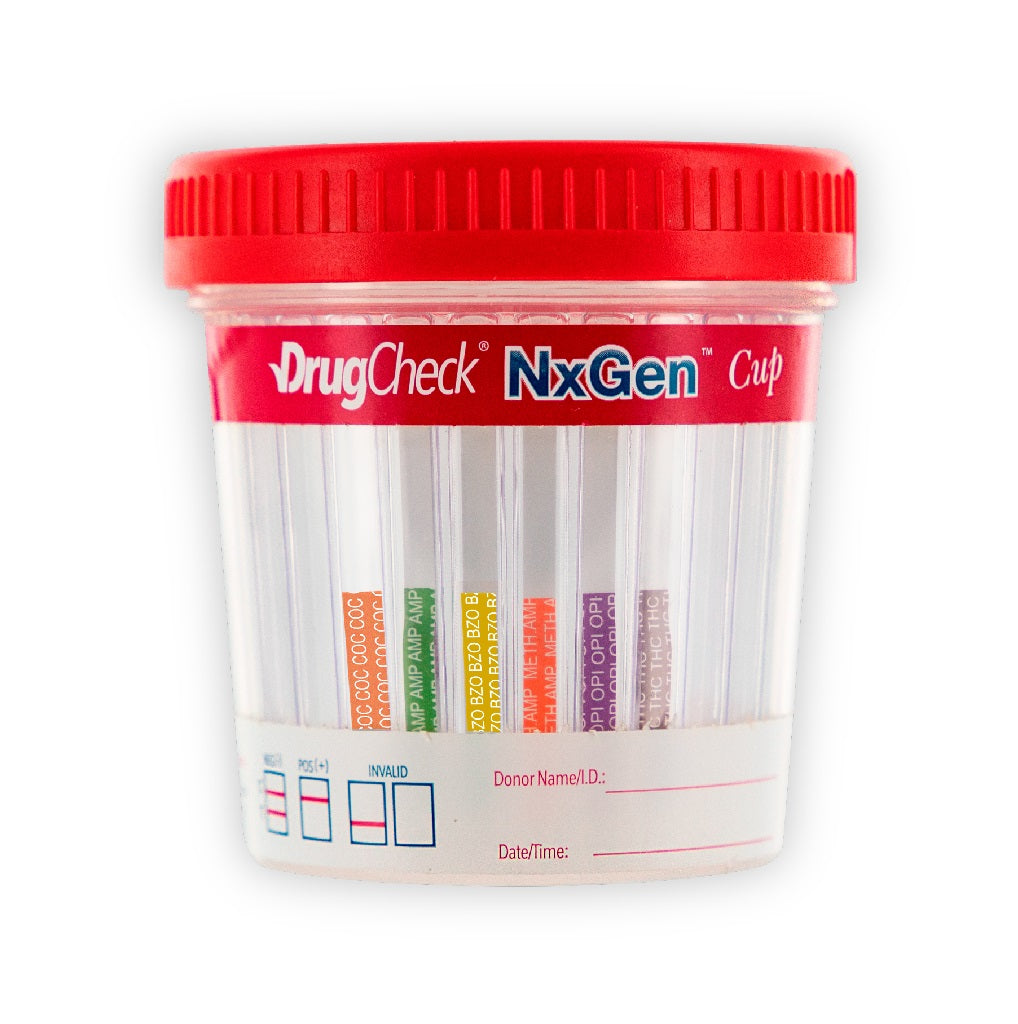 DRUGCHECK FRASCO 6NX - AMP, BZD, COC, MET, OPI, THC + ALC